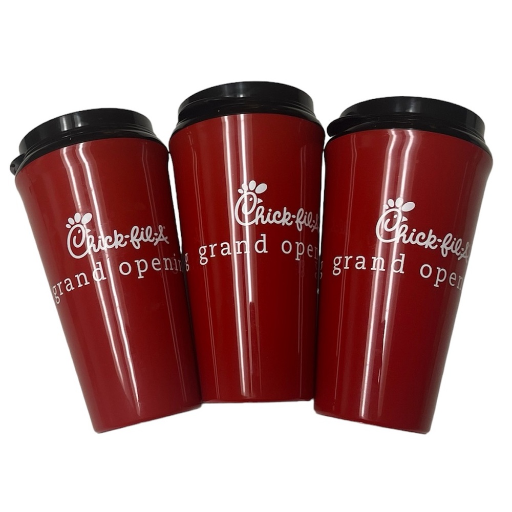 Chick-fil-A • Grand Opening Tumbler Cup - set of 3🐮